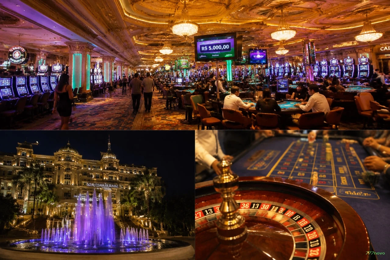 Jogos de Cassino Premium - Slots, Roleta, Blackjack e Dealer Ao Vivo